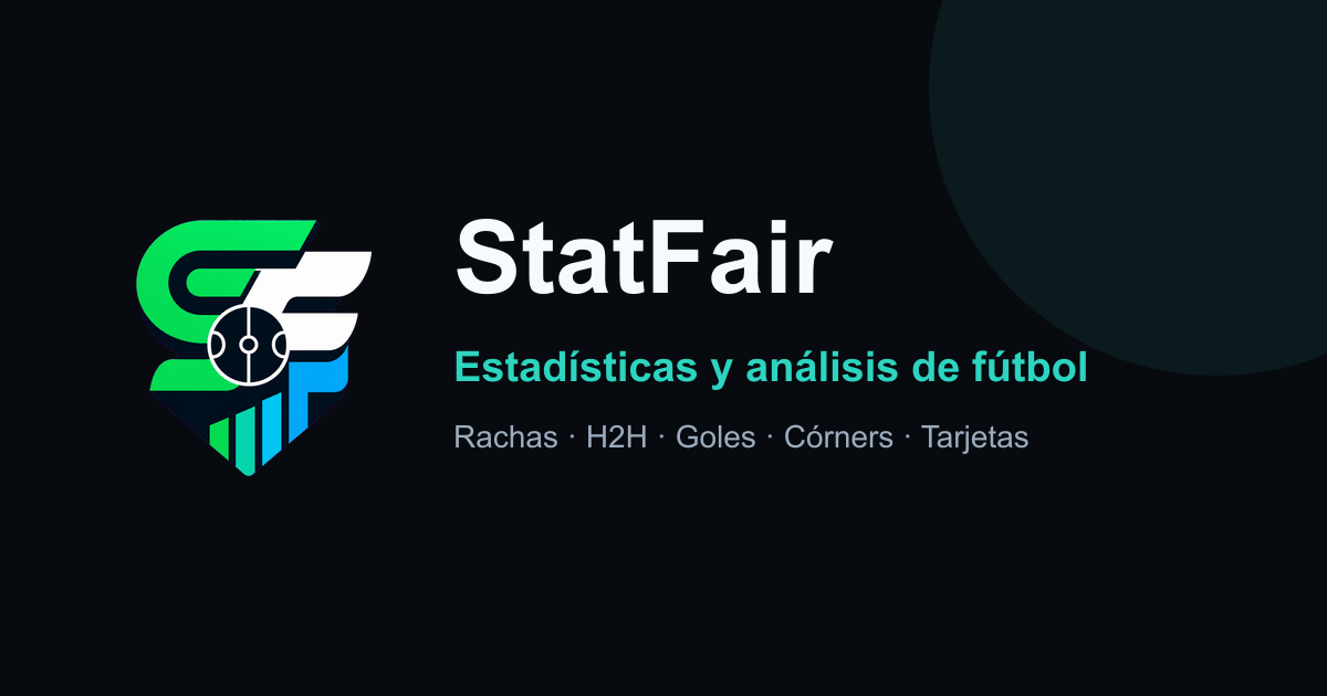StatFair, estadísticas y análisis de fútbol